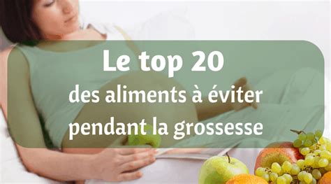 Les Aliments À Éviter Pendant La Période De Grossesse